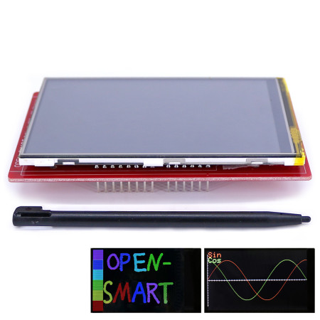 3.8 inch TFT Touch Screen LCD Display Shield Kit